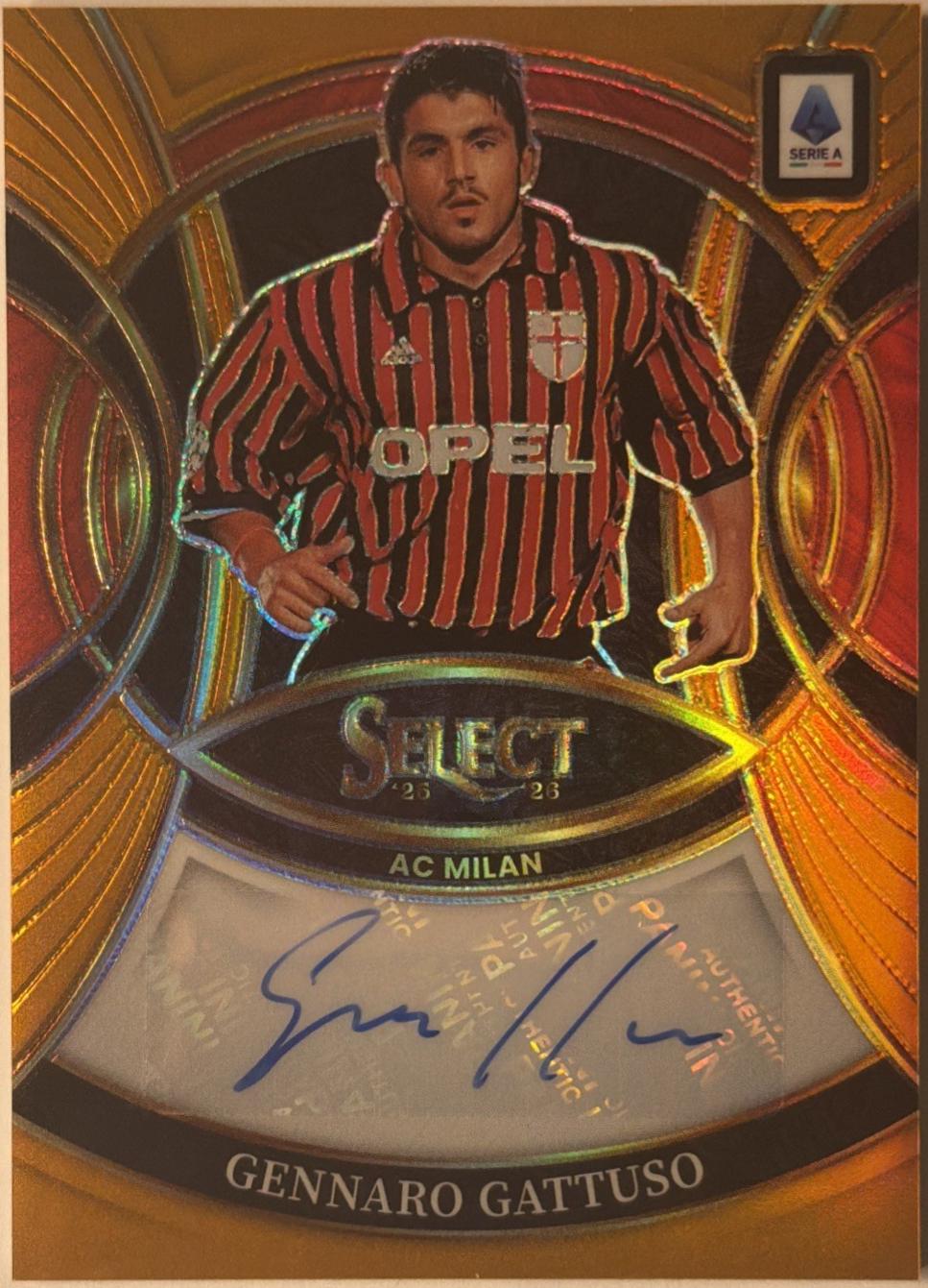 Gennaro Gattuso [Orange] #24 Prices | 2025 Panini Select Serie A