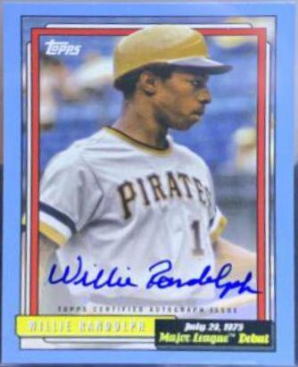 Willie Randolph [Blue] #72DB-WR