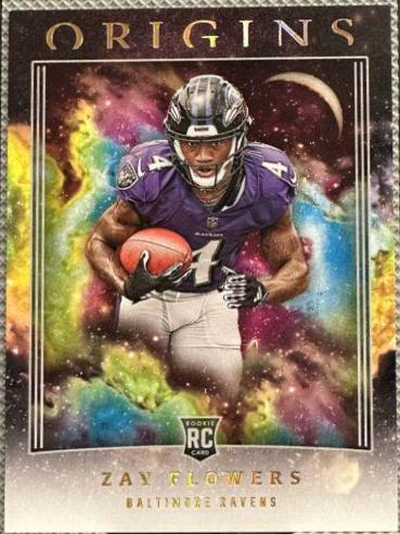 Zay Flowers #111 Football Cards 2023 Panini Origins