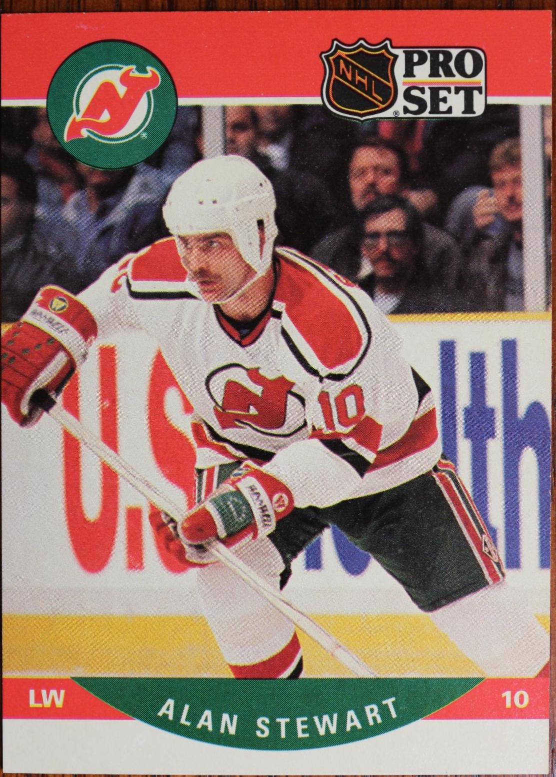 Alan Stewart #480 Hockey Cards 1990 Pro Set
