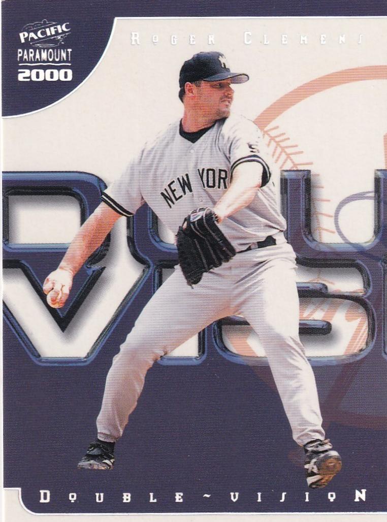 Roger Clemens #11 Baseball Cards 2000 Pacific Paramount Double Vision