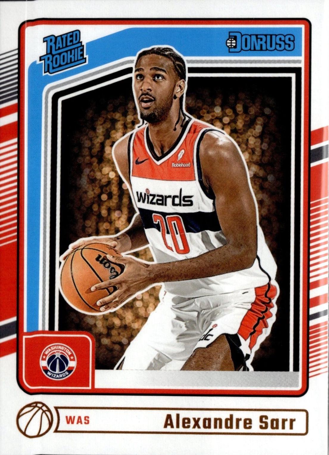 Alexandre Sarr #215 Basketball Cards 2024 Panini Donruss