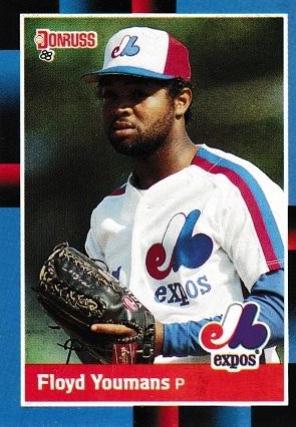 Floyd Youmans Jr. #56 Baseball Cards 1988 Donruss
