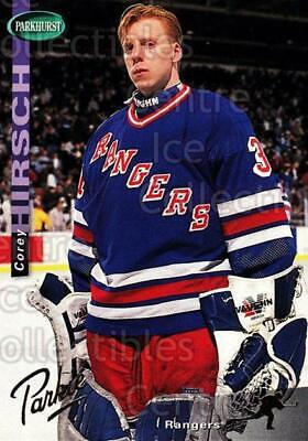 Corey Hirsch #149 Hockey Cards 1994 Parkhurst