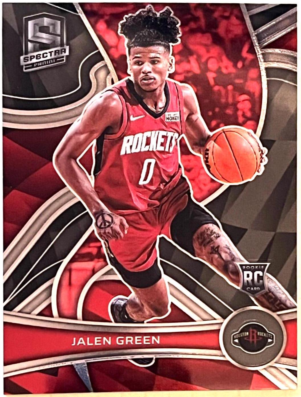 Jalen Green #105 Basketball Cards 2021 Panini Spectra