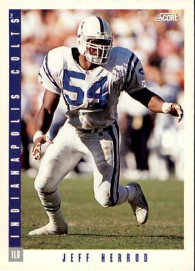 Jeff Herrod #38 Football Cards 1993 Panini Score