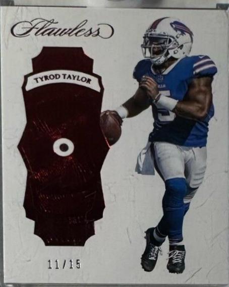Tyrod Taylor #9 Football Cards 2017 Panini Flawless