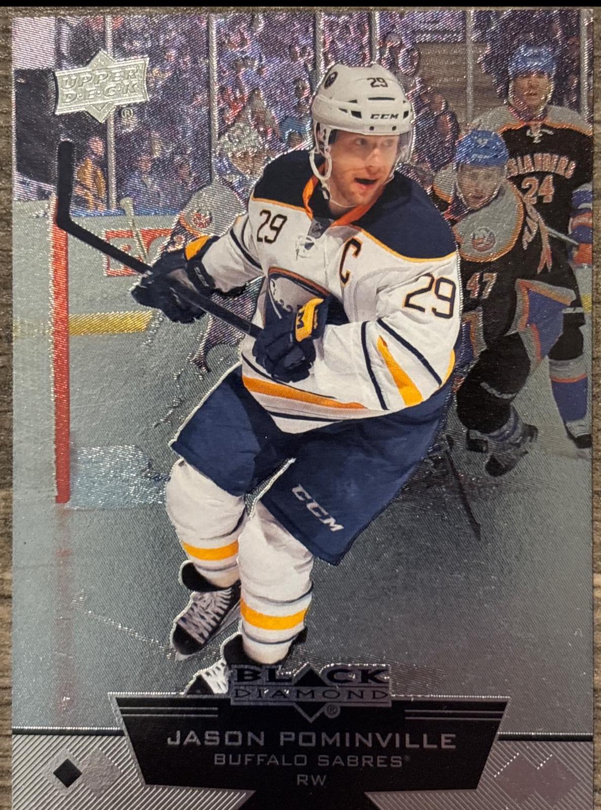 Jason Pominville #25 Hockey Cards 2012 Upper Deck Black Diamond