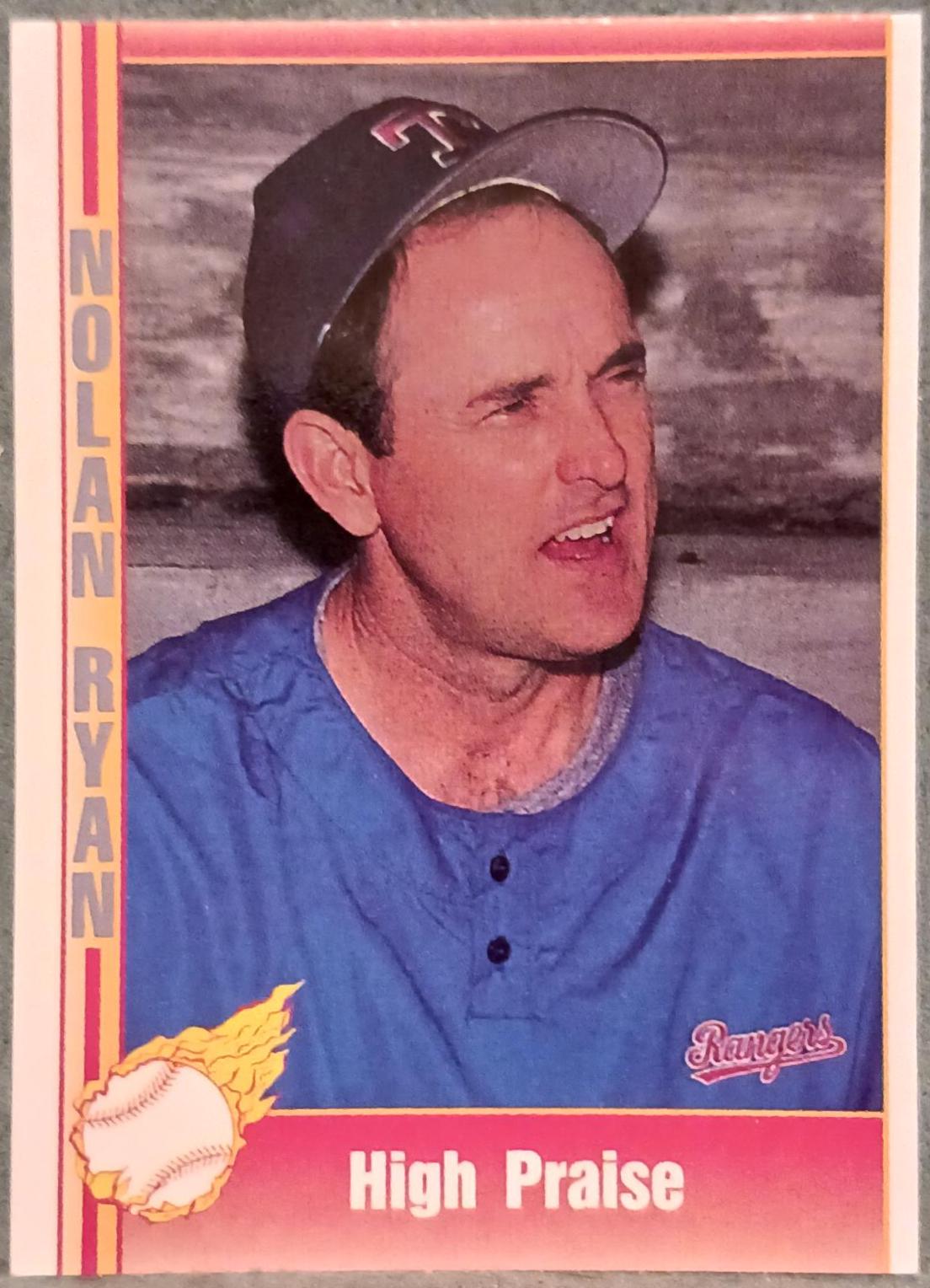 High Praise #203 Baseball Cards 1991 Pacific Nolan Ryan
