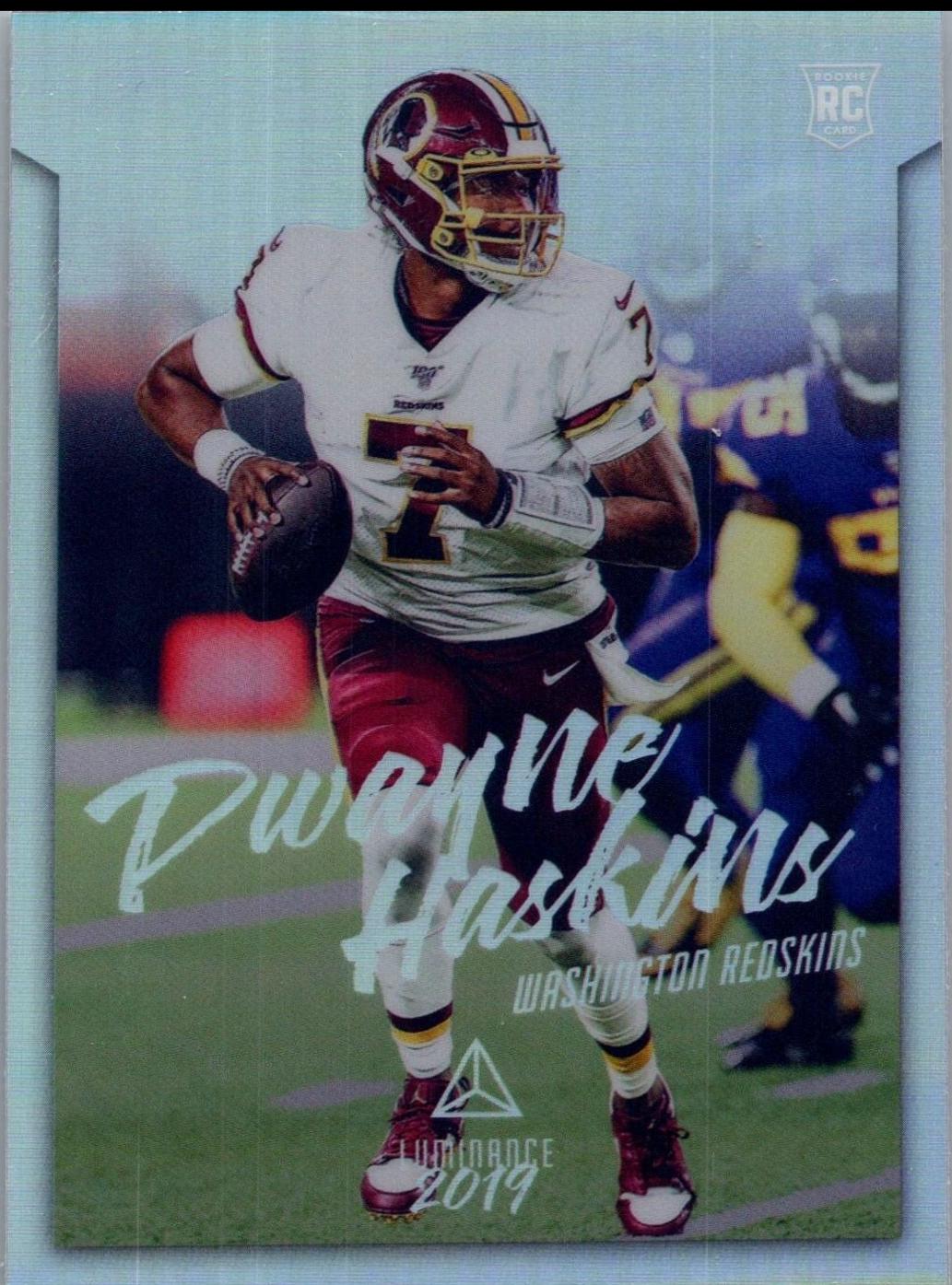 Dwayne Haskins #202 Football Cards 2019 Panini Chronicles Luminance