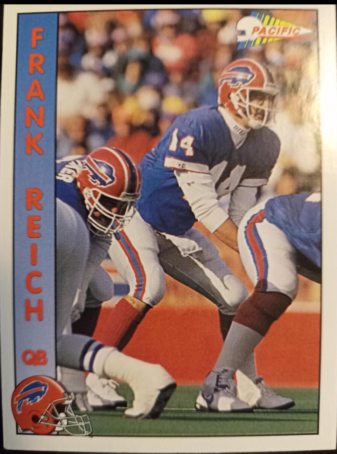 Frank Reich #19 Football Cards 1992 Pacific