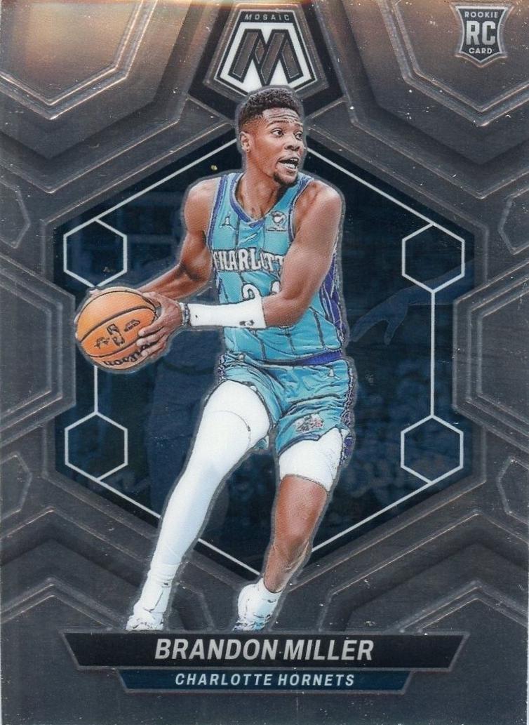 Brandon Miller #202 Basketball Cards 2023 Panini Mosaic