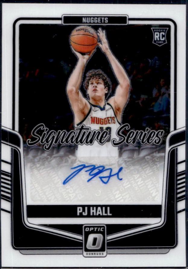 PJ Hall #56 2024 Panini Donruss Optic Signature Series Basketball