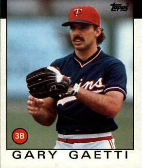 Gary Gaetti #97 Baseball Cards 1986 Topps