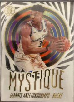 Giannis Antetokounmpo #6 Basketball Cards 2019 Panini Illusions Mystique