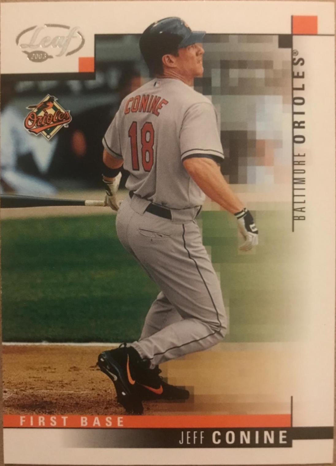 Jeff Conine #12 Baseball Cards 2003 Leaf