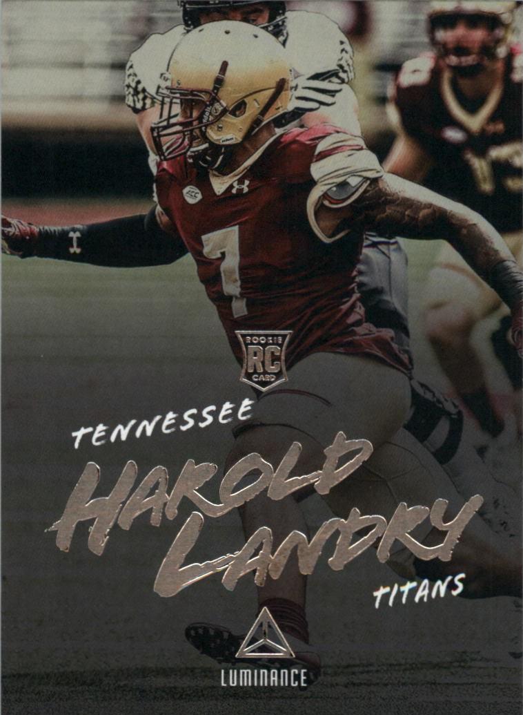 Harold Landry #137 2018 Panini Luminance Football