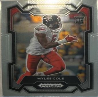 Myles Cole #165 Football Cards 2024 Panini Prizm Draft Picks