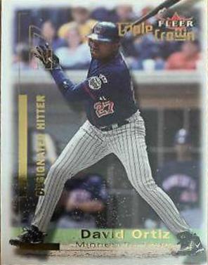 David Ortiz #39 Baseball Cards 2001 Fleer Triple Crown