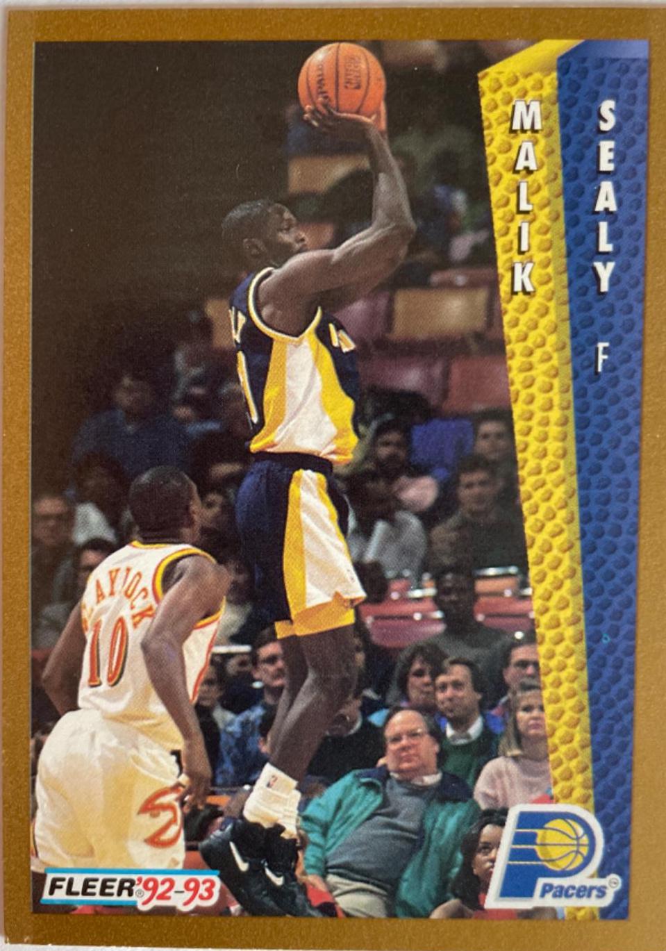 Malik Sealy #353 Basketball Cards 1992 Fleer