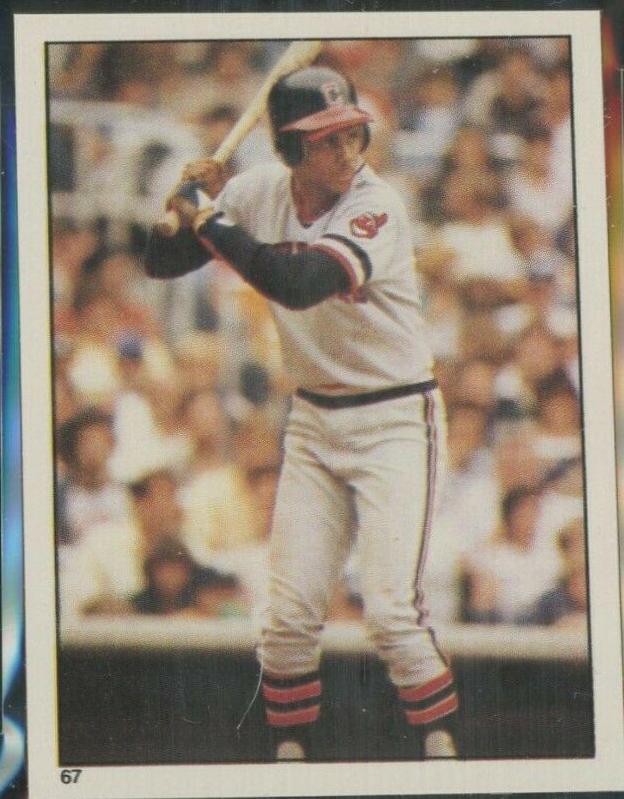 Miguel Dilone #67 1981 Topps Stickers Baseball
