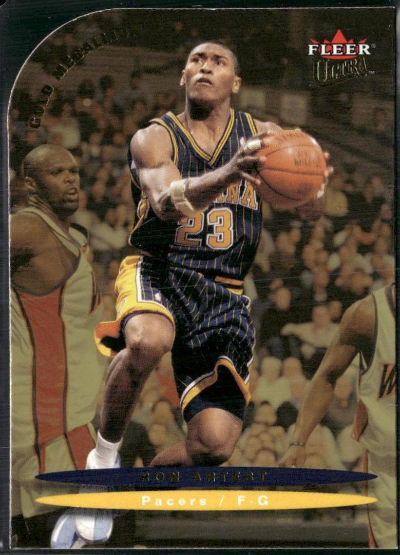 Ron Artest #119 2003 Ultra Gold Medallion Basketball