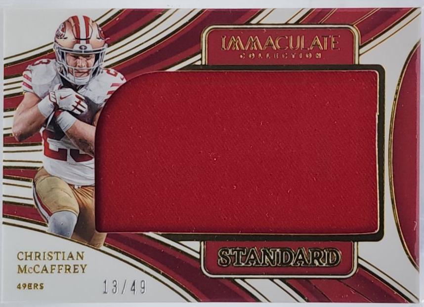 Christian McCaffrey #38 2024 Panini Immaculate Standard Jersey Football