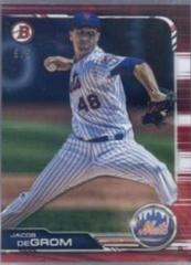 Jacob deGrom [Red] #100 Baseball Cards 2019 Bowman Prices