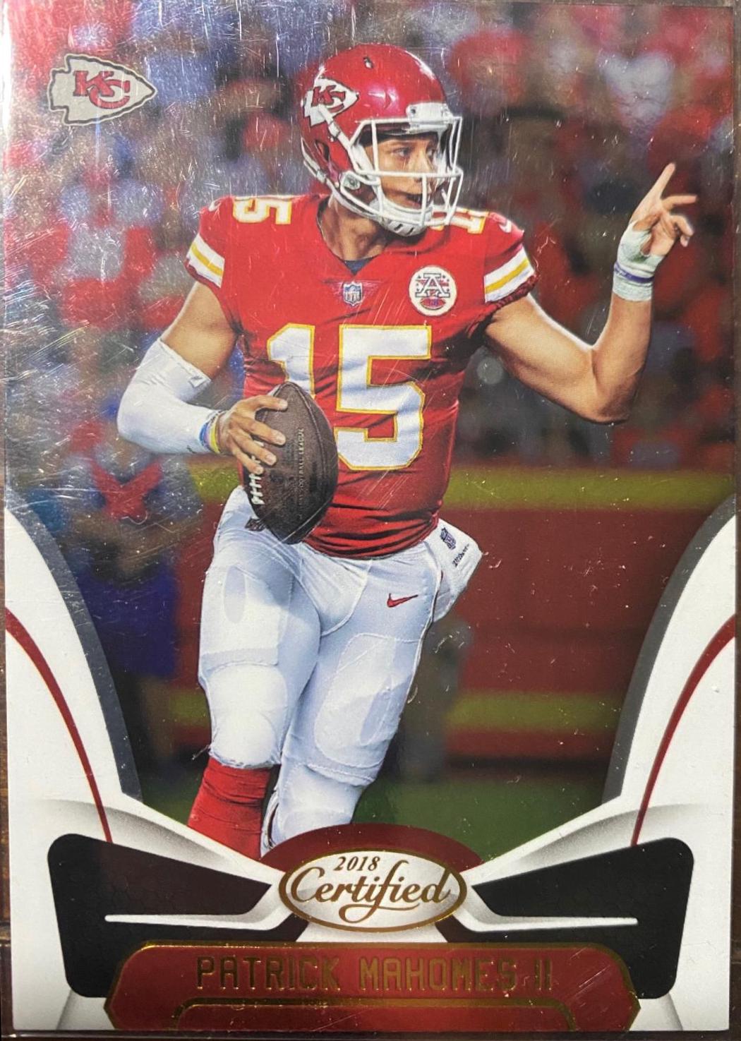 Patrick Mahomes II #30 Football Cards 2018 Panini Certified