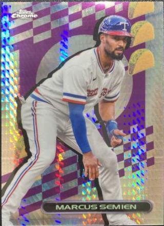 Marcus Semien #TF-163 2023 Topps Chrome Baseball TacoFractors