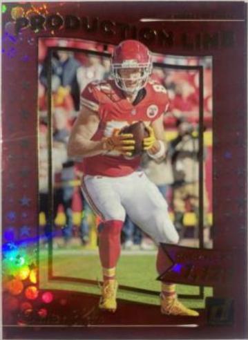 Travis Kelce #PRD-15 Football Cards 2022 Panini Donruss Production Line