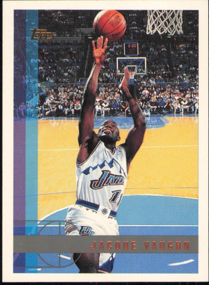 Jacque Vaughn #199 Basketball Cards 1997 Topps