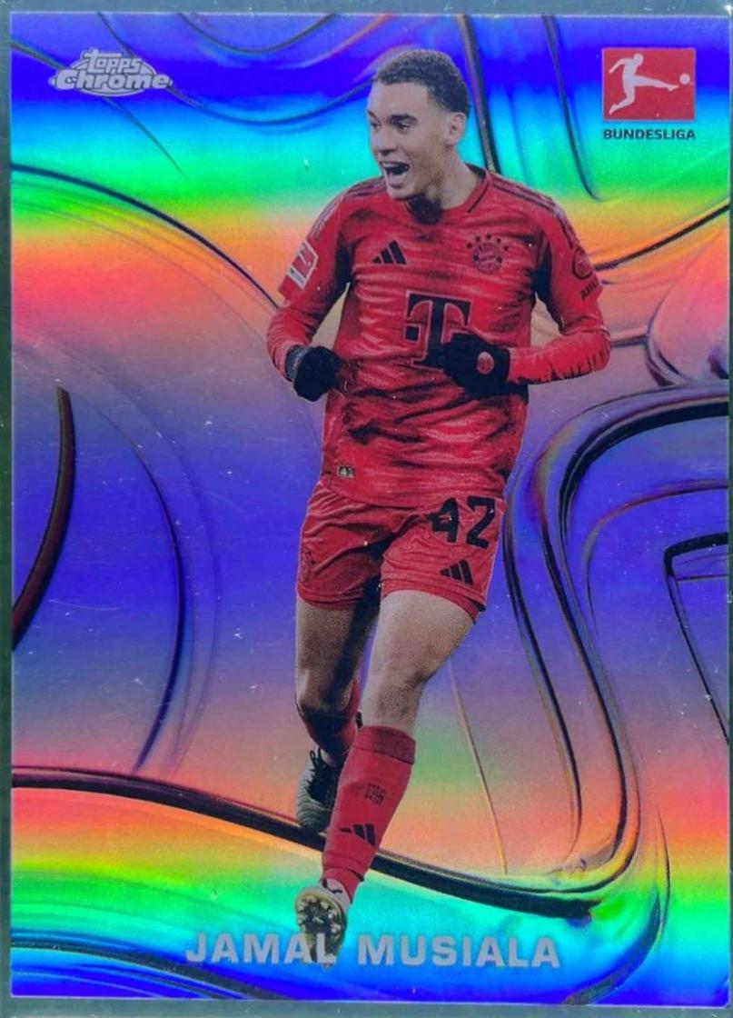 Jamal Musiala #HM-3 2024 Topps Chrome Bundesliga Hobby Masters Soccer