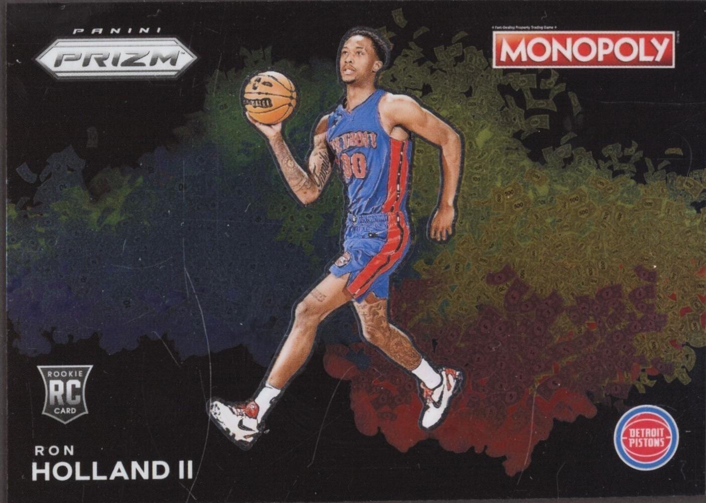 Ron Holland II #BMB-17 2024-25 Panini Prizm Monopoly Basketball Black Money Blast