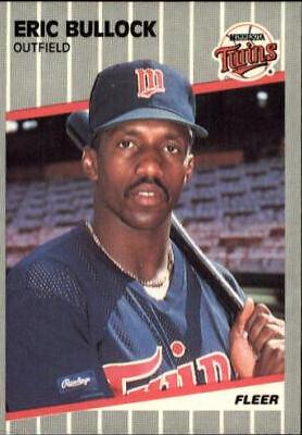 Eric Bullock #106 Baseball Cards 1989 Fleer
