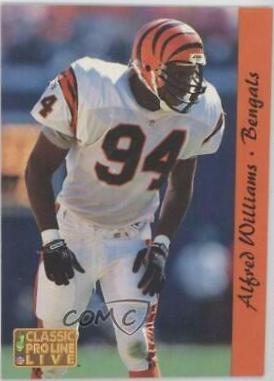 Alfred Williams #37 Football Cards 1993 Pro Line Live