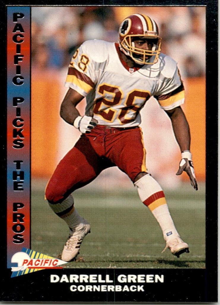 Darrell Green #4 Football Cards 1992 Pacific Picks the Pros