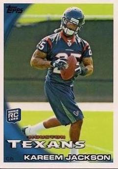 Kareem Jackson #2 Football Cards 2010 Topps