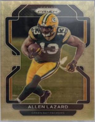 Allen Lazard [Gold Vinyl Prizm] #136