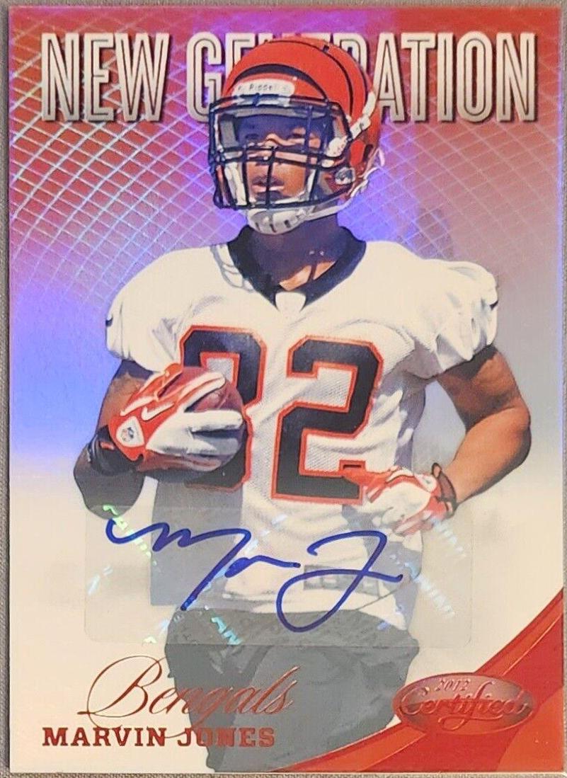 Marvin Jones [Mirror Red Autograph] #289
