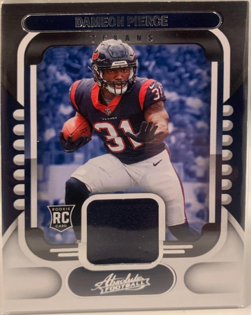 Dameon Pierce #ARM-40 Football Cards 2022 Panini Absolute Rookie Materials