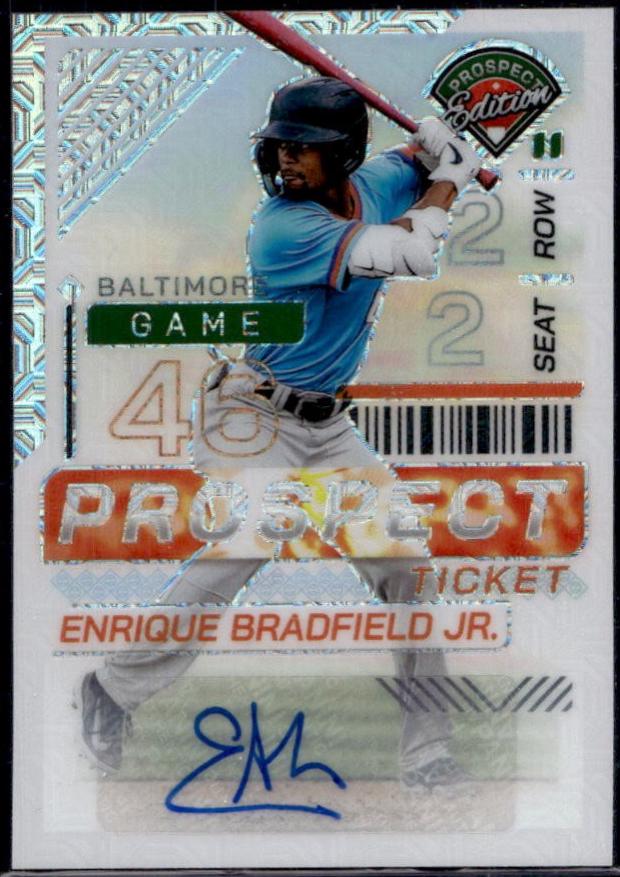 Enrique Bradfield Jr. #6 2024 Panini Prospect Edition Baseball