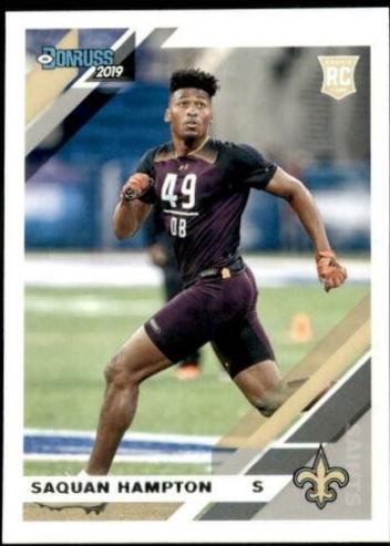 Saquan Hampton #288 Football Cards 2019 Donruss