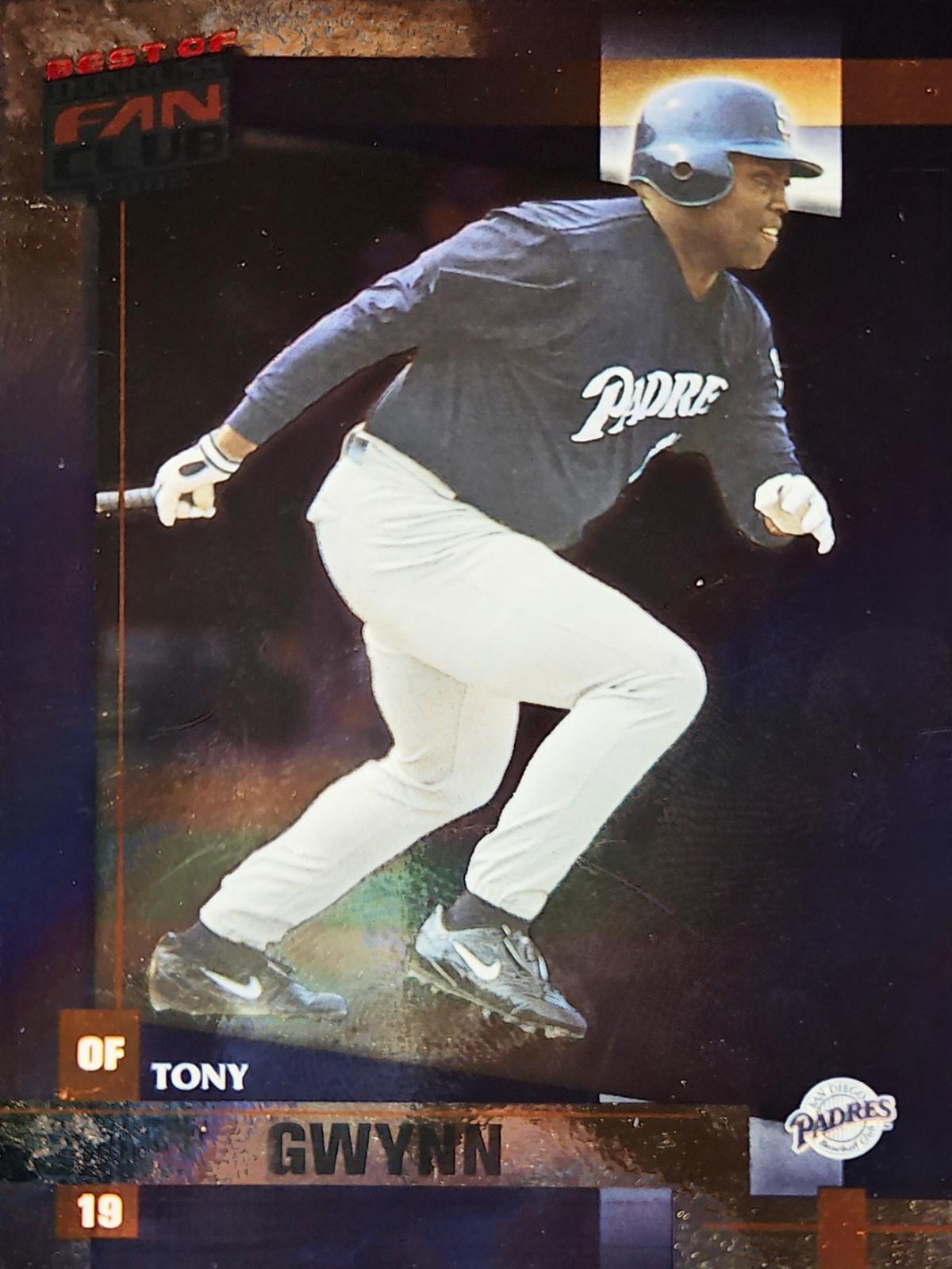 Tony Gwynn #19 Baseball Cards 2002 Donruss Best of Fan Club
