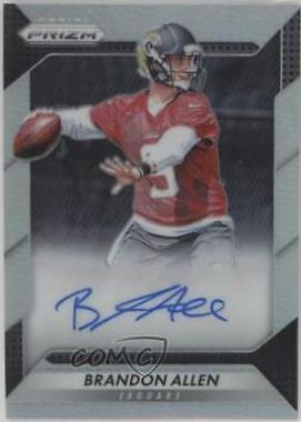 Brandon Allen #RA-BAL Football Cards 2016 Panini Prizm Rookie Autograph