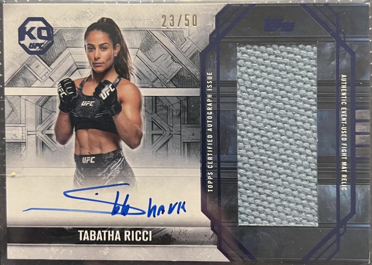 Tabatha Ricci [Blue] #AFM-TR Prices | 2025 Topps Knockout UFC Autograph ...