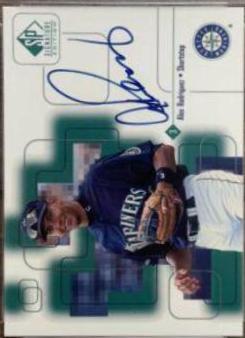 Alex Rodriguez #AR Baseball Cards 1999 SP Signature Autographs