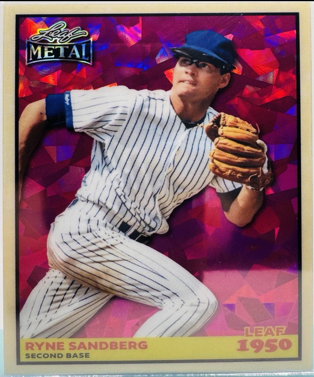 Ryne Sandberg #50B-53 2026 Leaf Metal 1950 Baseball