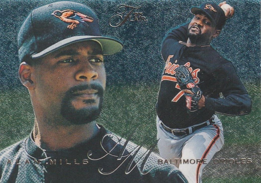 Alan Mills #4 Baseball Cards 1995 Flair