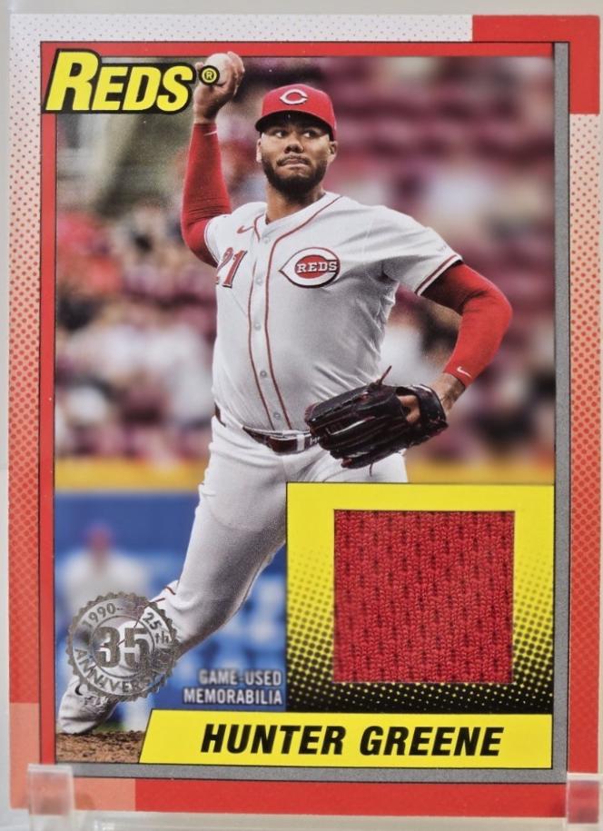 Hunter Greene #T90R-HG Baseball Cards 2025 Topps 1990 Relic